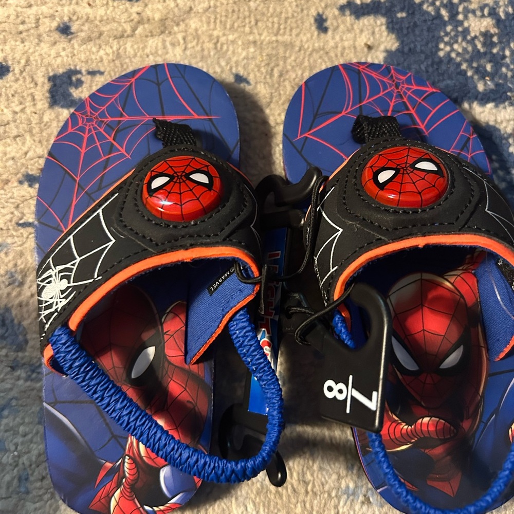 Spider-Man Kids Blue & Red Sandals